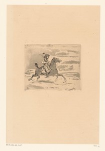 Huzaar te paard