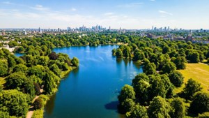 Hyde Park Serpentine Aerial