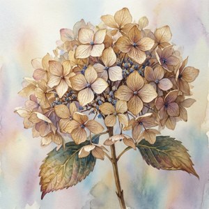 Hydrangea Watercolor