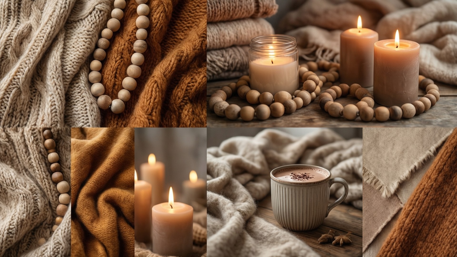 Hygge Comfort Moodboard by Wallpapers.art Studio