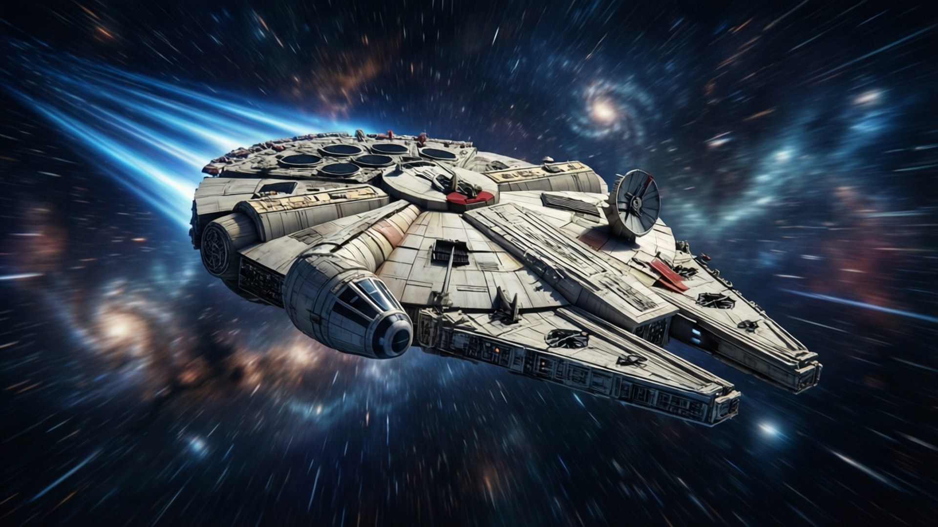 Hyperspace Jump by Wallpapers.art Studio