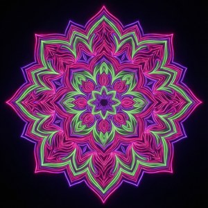 Hypnotic Mandala Glow
