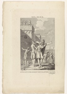 Hyrcanus belegert Ptolomeus in het kasteel Dagon