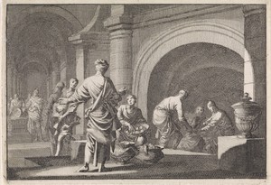 Hyrkanus rooft de kostbaarheden uit het graf van David