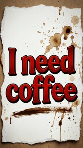I Need Coffee
