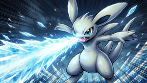 Ice Beam Attack Glaceon