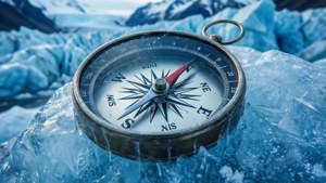 Ice Compass in Glacier