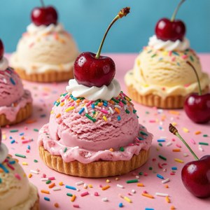 Ice Cream Desserts Set