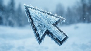 Ice Crystal Cursor