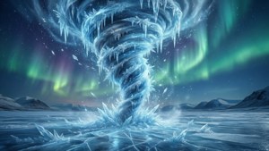 Ice Crystal Tornado