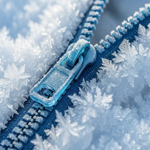 Ice Crystal Zipper