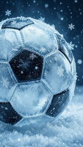 Ice Half Soccer Ball