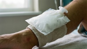 Ice Pack on Ankle