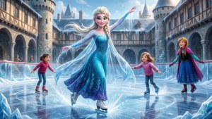 Ice Rink in Courtyard