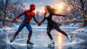 Ice Skating Duo