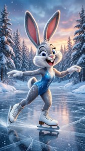Ice Skating Lola