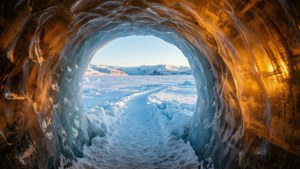 Ice Tunnel View