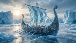 Ice Viking Ship