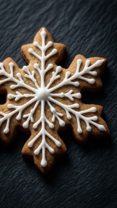 Iced Snowflake Cookie