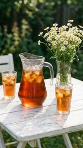 Iced Tea and Daisies