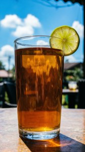 Iced Thai Tea with Lime