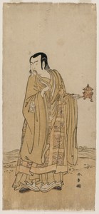 Ichimura Uzaemon IX as Shingen in “A String of Prayer Beads Shaken at a Ribbon of Waterfall”