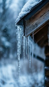 Icicles on Roof