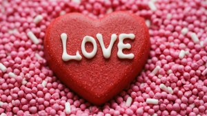 Icing Message Heart