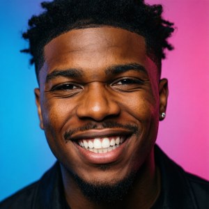 Iconic Grin Portrait