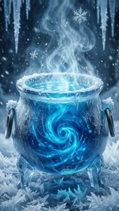 Icy Crystal Cauldron
