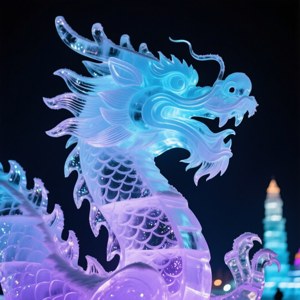 Icy Dragon Detail