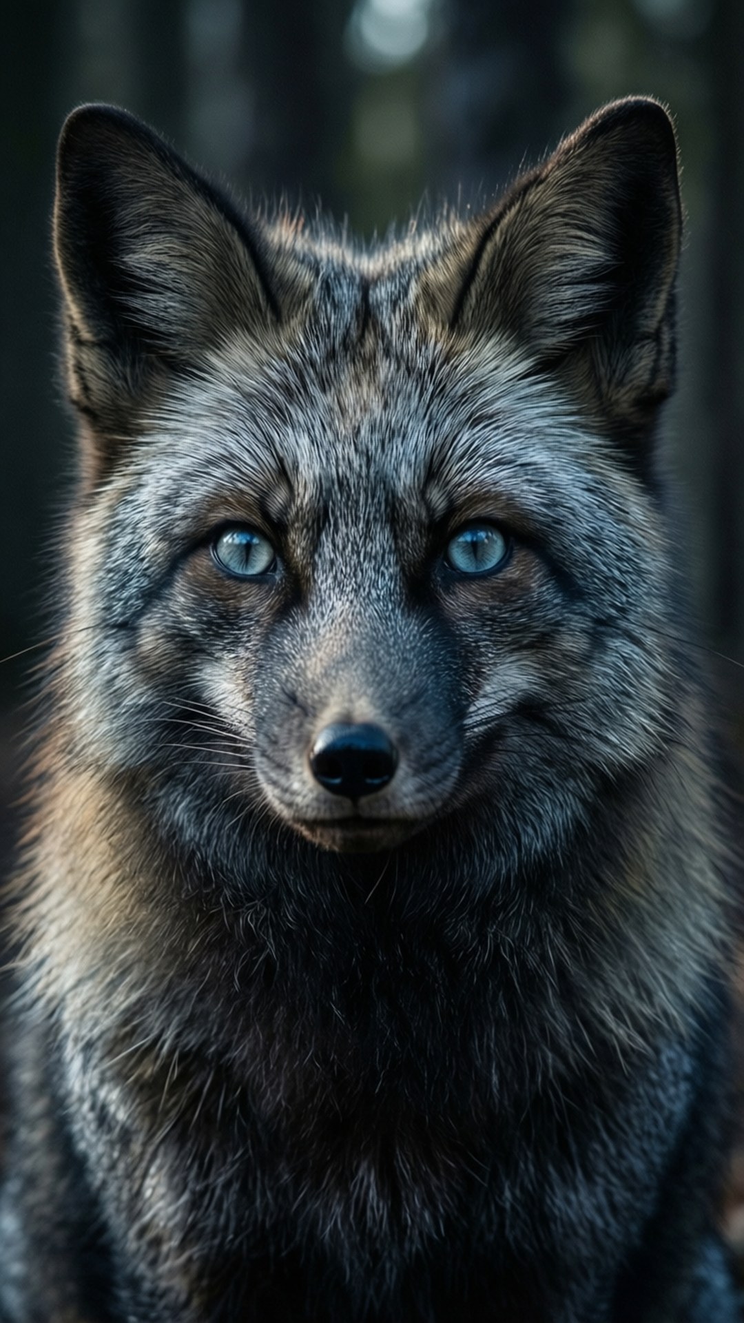 Icy Gaze Fox by Wallpapers.art Studio