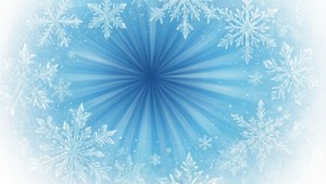 Icy Snowflake Radial