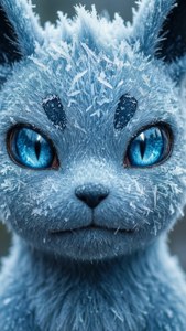 Icy Stare Close-up