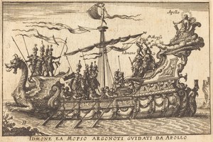 Idinone ea Mopso Argonoti guidati da Apollo