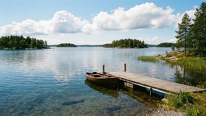 Idyllic Bay Luleå Summer
