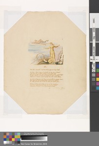 III. "Then Thel astonish'd view'd the Worm upon its dewy bed..." (Plate 6)