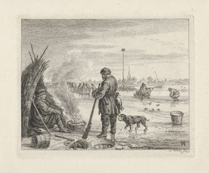 IJsgezicht nabij Sloten, 1624
