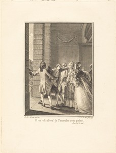 Il en est nâvré, je l'entraine avec peine