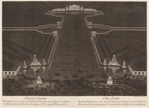 Illuminations autour du grand Canal de Versailles