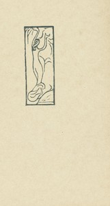 Illustratie met naakte vrouw bij gedicht in dichtbundel Sagesse van Paul Verlaine