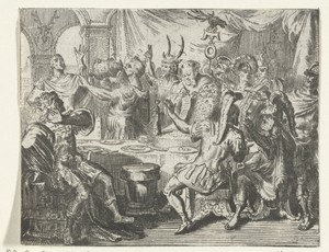 Illustratie voor La coupe enchantée uit Contes et nouvelles van Fontaine