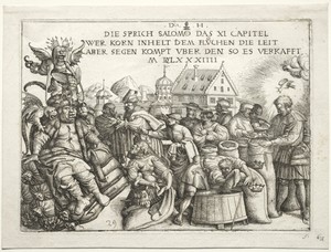 Illustration to proverbs XI (The Hoarders of Grain)