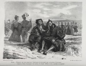 Illustrations for Faust:  Faust and Wagner