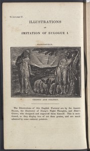Illustrations of Imitation of Eclogue I, Frontispiece