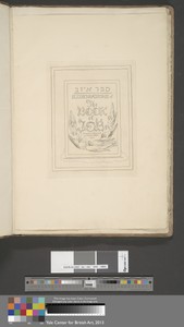Illustrations of The Book of Job; Title Page