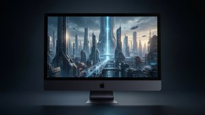 iMac Pro Futuristic