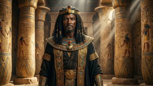 Imhotep in Egyptian Temple
