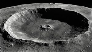Impact Crater Monochrome