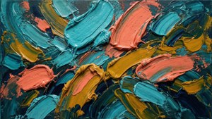 Impasto Color Burst